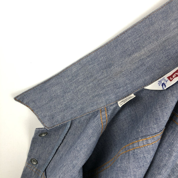 1970'S Levi's Orange Tab Cotton Jacket, Women's Size S (approx.), Vintage unclear blue type Vintage Second Hand