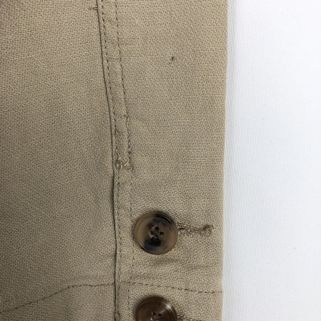 2000'S Old Navy cotton x linen jacket, women's size S (approx.) linen unbleached Vintage Second Hand