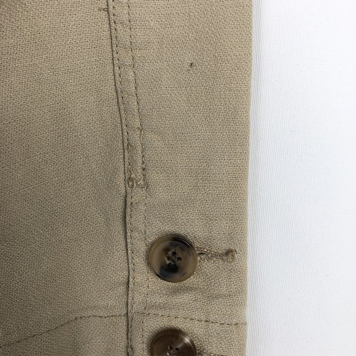 2000'S Old Navy cotton x linen jacket, women's size S (approx.) linen unbleached Vintage Second Hand
