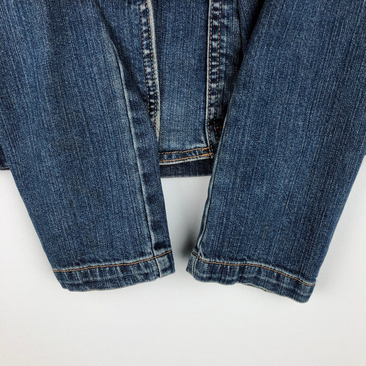 2000'S GAP denim tailored jacket, women's size M (approx.) cotton blue type Vintage Second Hand