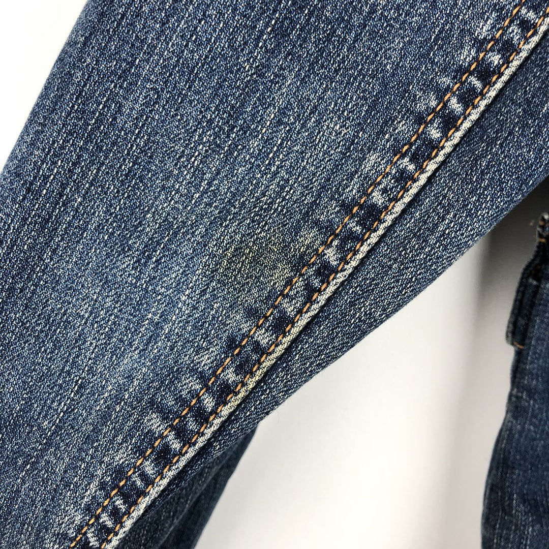 2000'S GAP denim tailored jacket, women's size M (approx.) cotton blue type Vintage Second Hand