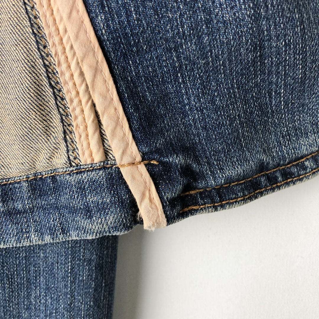 2000'S GAP denim tailored jacket, women's size M (approx.) cotton blue type Vintage Second Hand