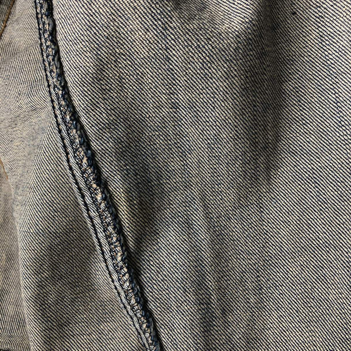 2000'S GAP denim tailored jacket, women's size M (approx.) cotton blue type Vintage Second Hand