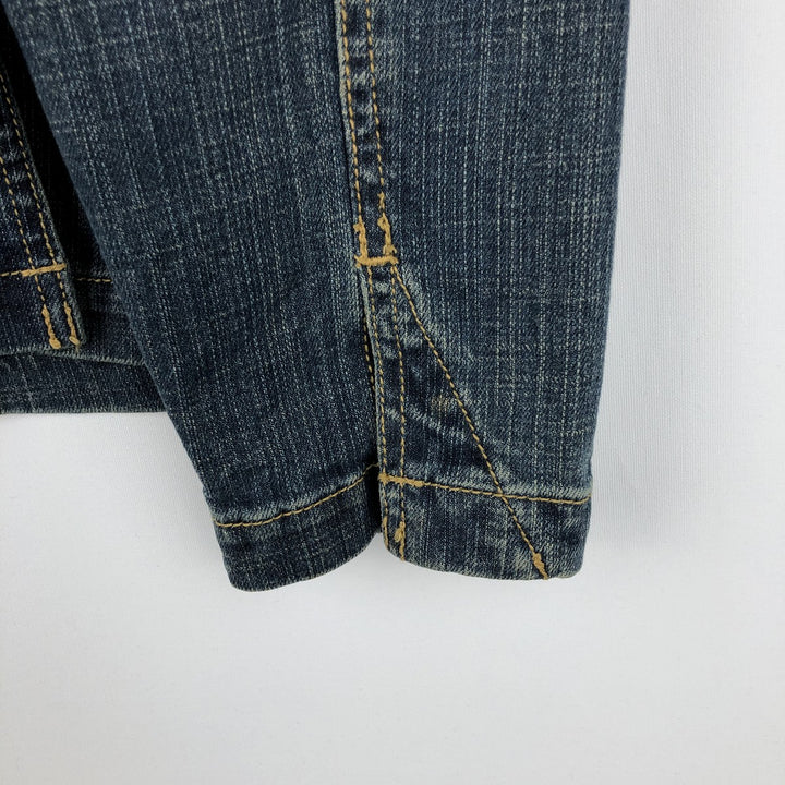 Jeanstar denim tailored jacket, women's size L (approx.) cotton blue type Vintage Second Hand