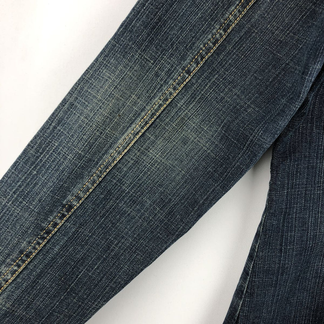 Jeanstar denim tailored jacket, women's size L (approx.) cotton blue type Vintage Second Hand