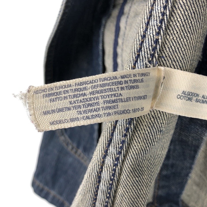 Massimo Dutti denim tailored jacket, women's size S (approx.) cotton blue type Vintage Second Hand