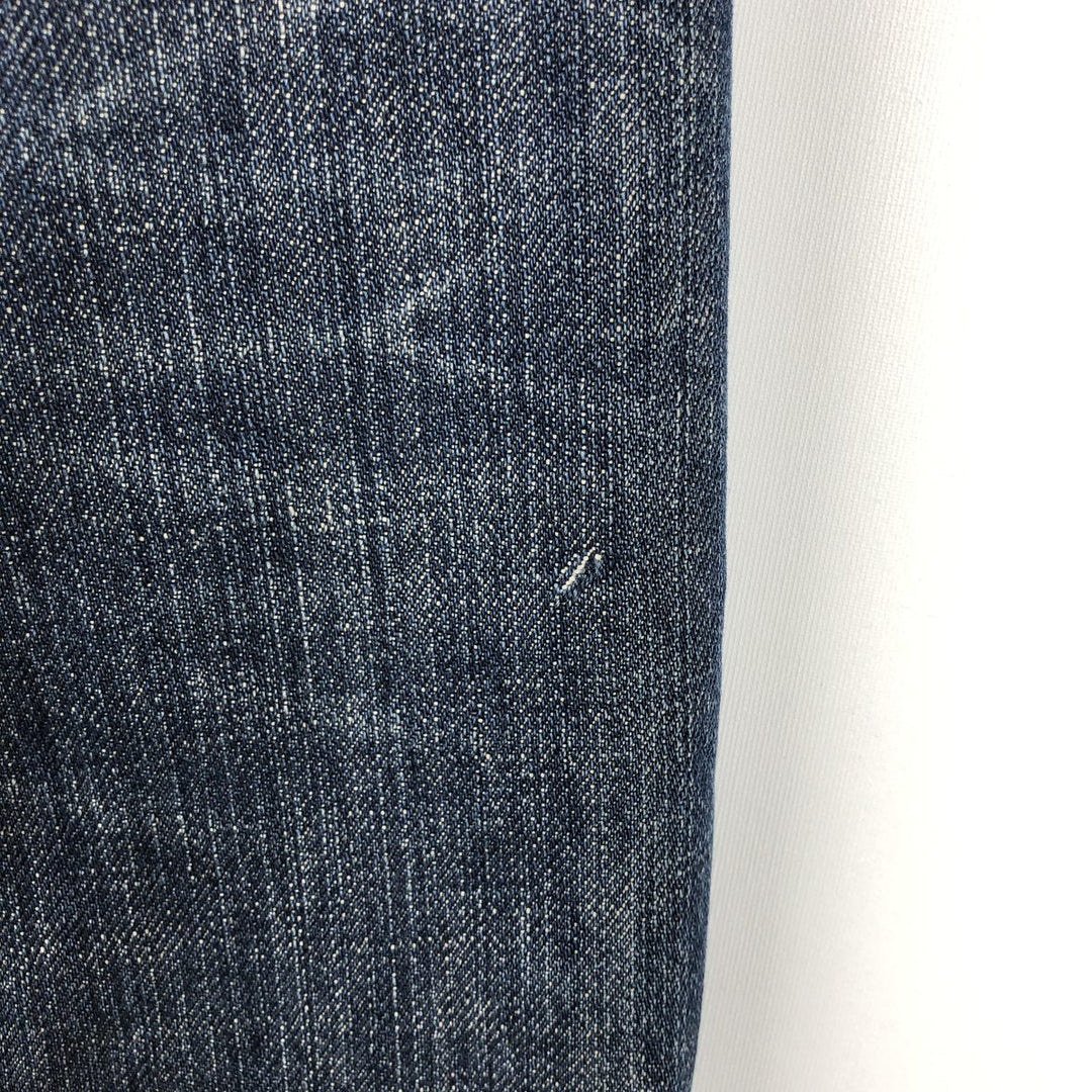Massimo Dutti denim tailored jacket, women's size S (approx.) cotton blue type Vintage Second Hand