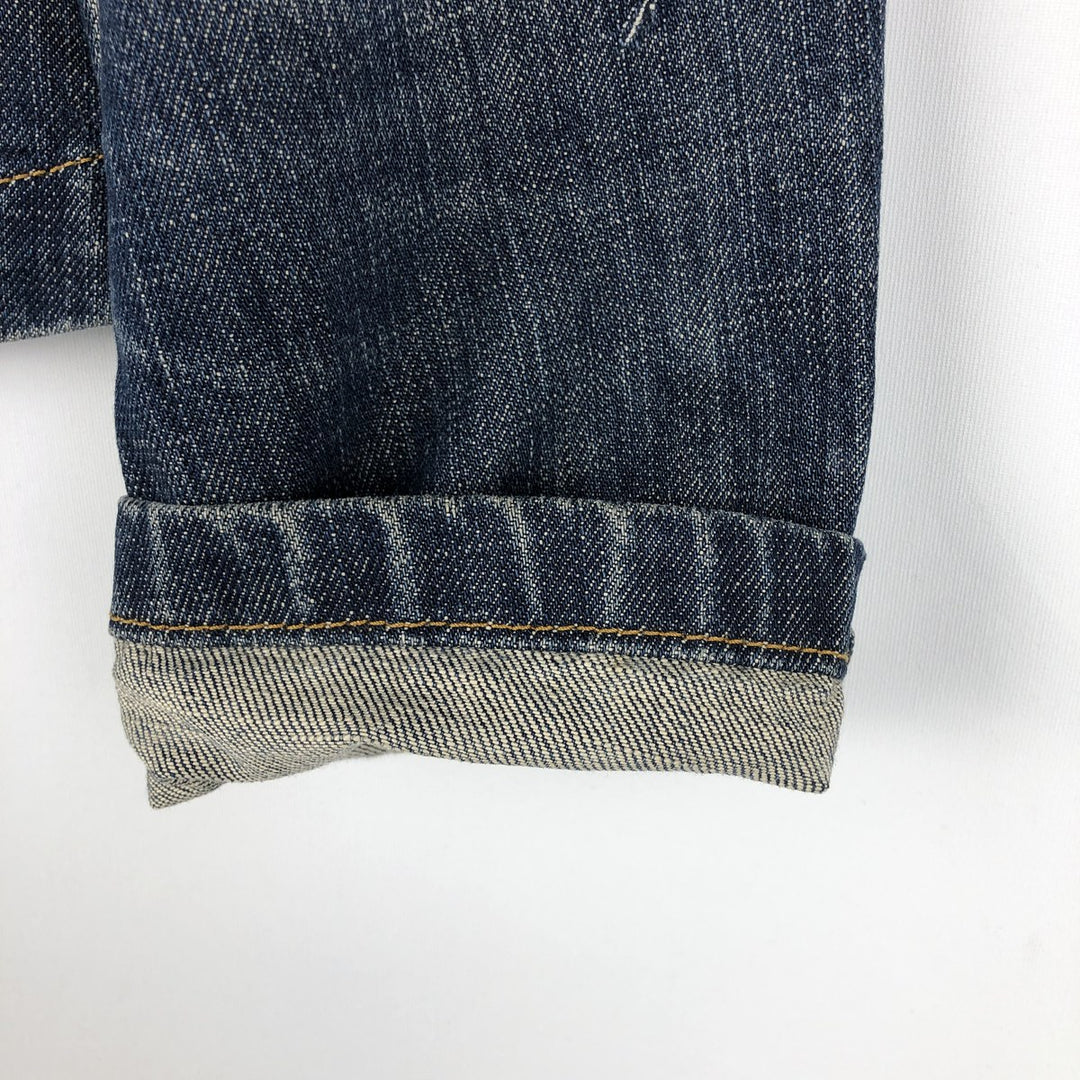 Massimo Dutti denim tailored jacket, women's size S (approx.) cotton blue type Vintage Second Hand