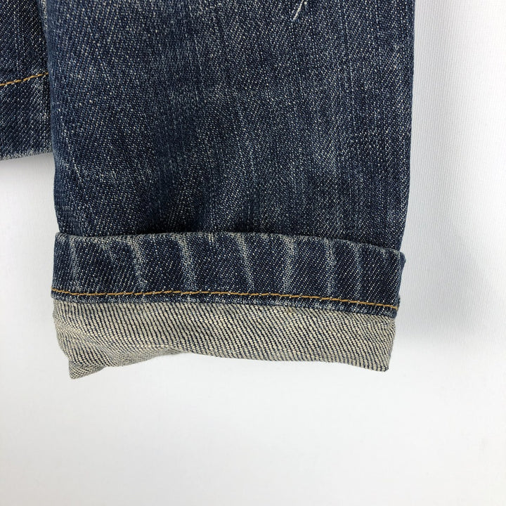 Massimo Dutti denim tailored jacket, women's size S (approx.) cotton blue type Vintage Second Hand