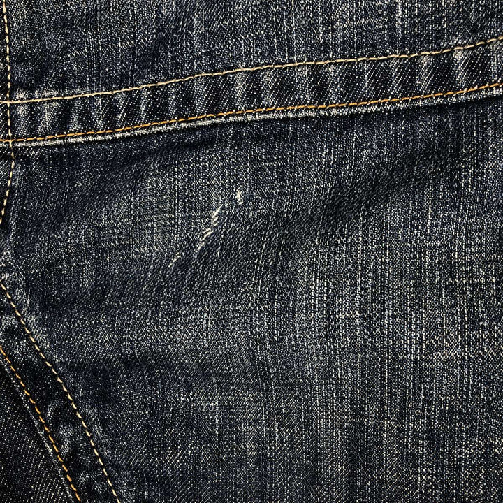 Massimo Dutti denim tailored jacket, women's size S (approx.) cotton blue type Vintage Second Hand