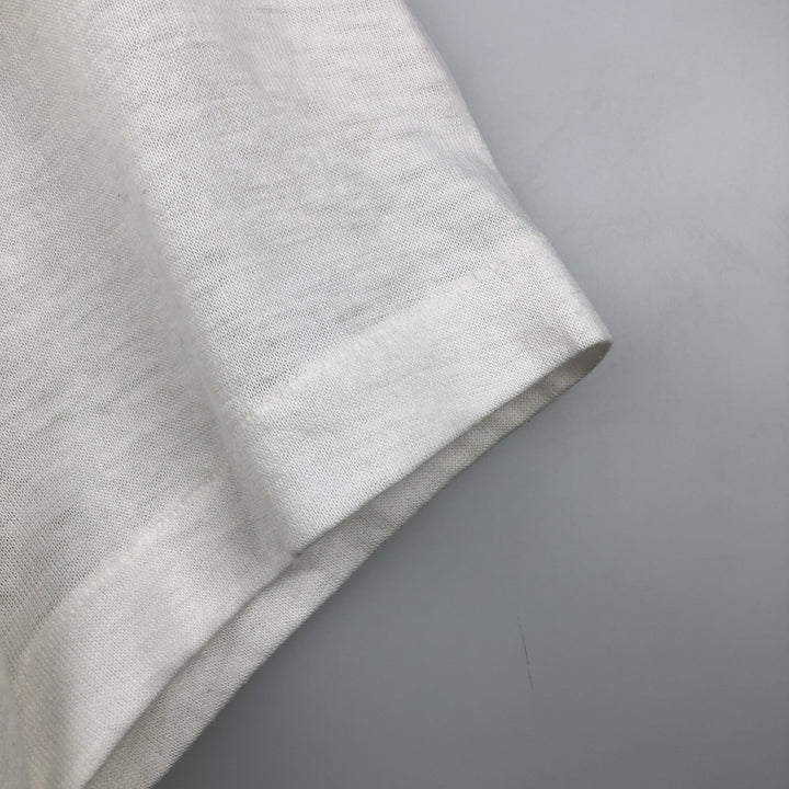 80'S JCPenney Print T-Shirt, Men's Size S (approx.), Vintage polyester white type Vintage Second Hand