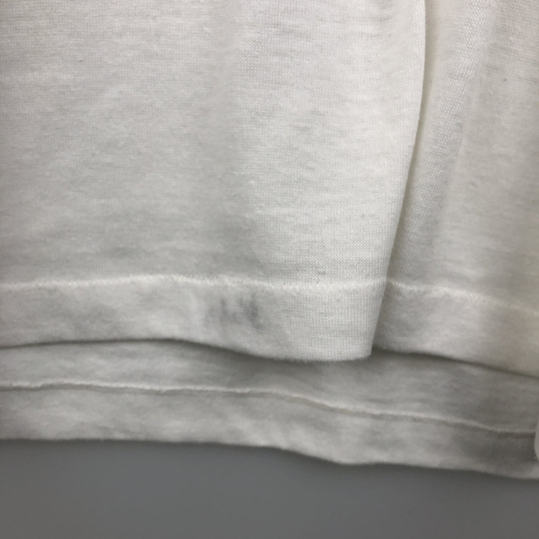 80'S JCPenney Print T-Shirt, Men's Size S (approx.), Vintage polyester white type Vintage Second Hand