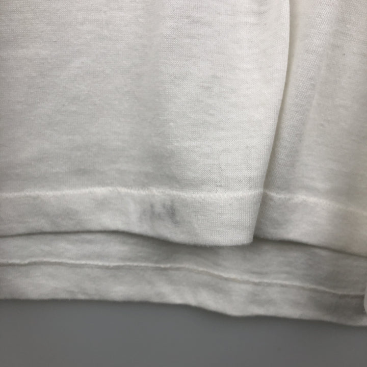 80'S JCPenney Print T-Shirt, Men's Size S (approx.), Vintage polyester white type Vintage Second Hand