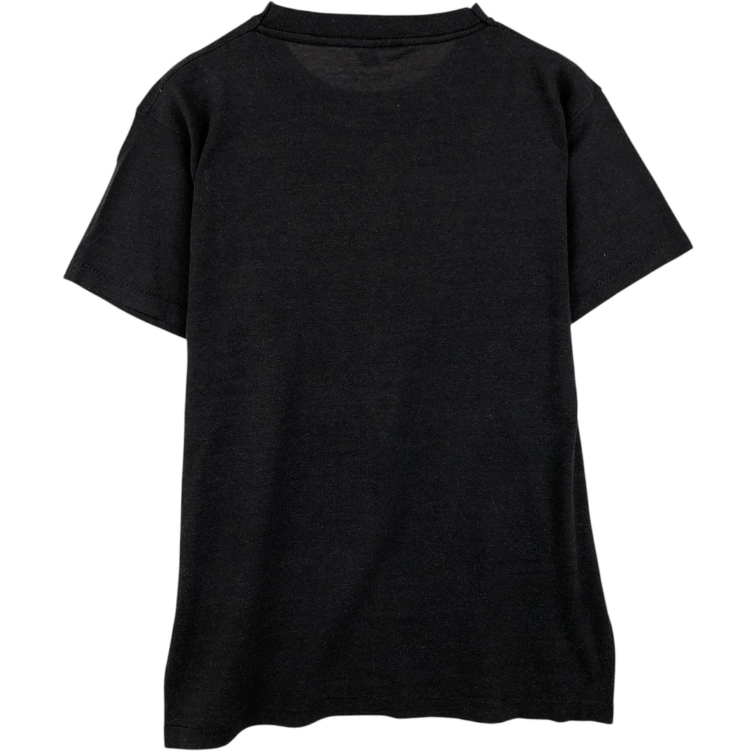 80'S SCREEN STARS Printed T-shirt Made in USA Women's M Vintage cotton black type Vintage Second Hand