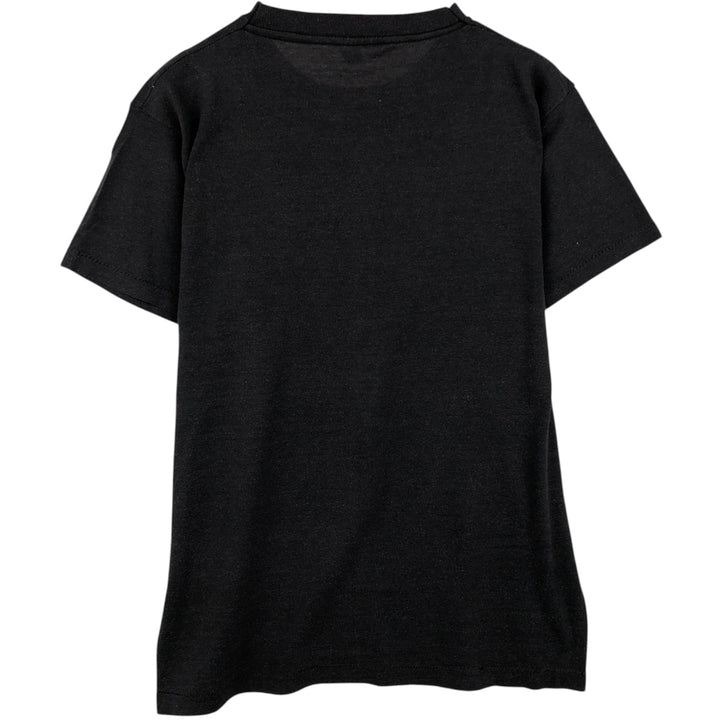 80'S SCREEN STARS Printed T-shirt Made in USA Women's M Vintage cotton black type Vintage Second Hand