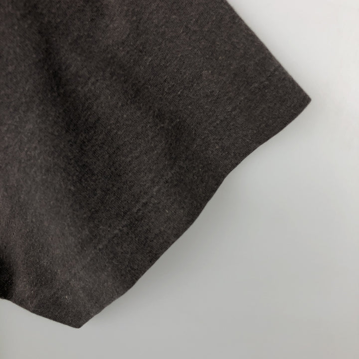 Message print T-shirt, women's size S (equivalent), vintage. cotton gray type Vintage Second Hand