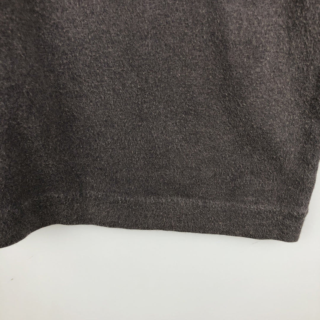 Message print T-shirt, women's size S (equivalent), vintage. cotton gray type Vintage Second Hand
