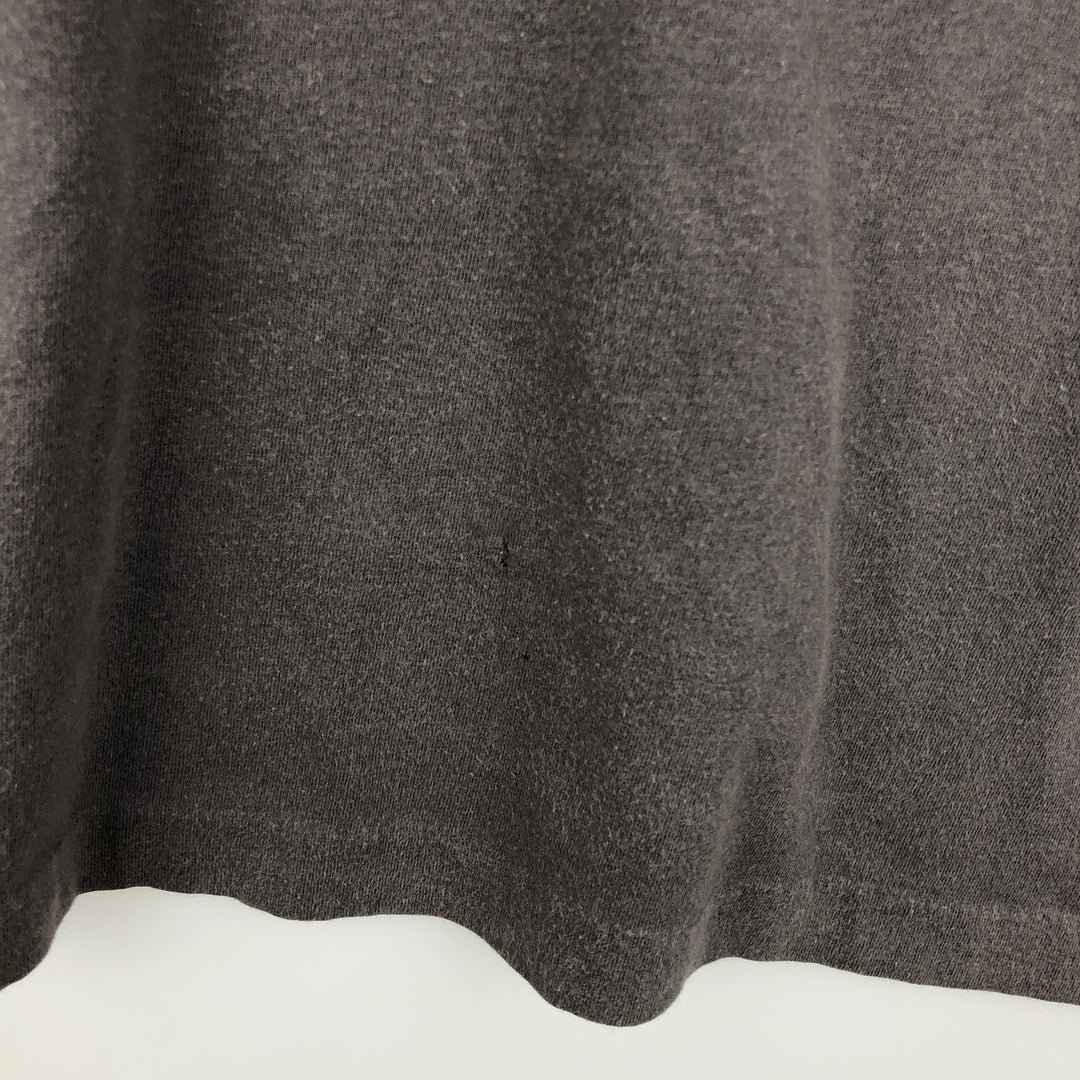 Message print T-shirt, women's size S (equivalent), vintage. cotton gray type Vintage Second Hand