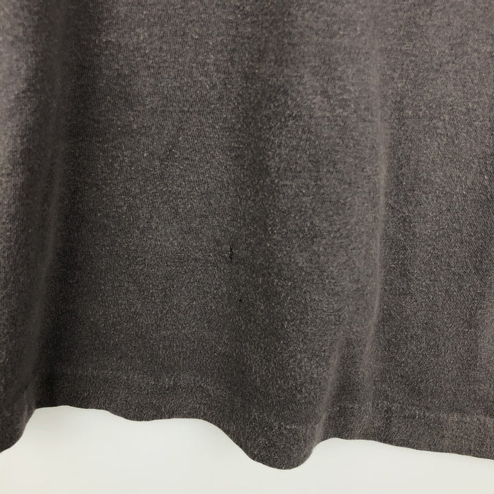 Message print T-shirt, women's size S (equivalent), vintage. cotton gray type Vintage Second Hand