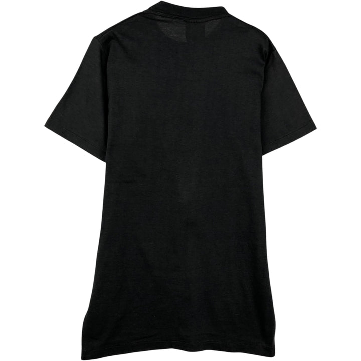 80'S SNEAKERS Print T-Shirt, Made in USA, Women's Size M (Equivalent), Vintage cotton black type Vintage Second Hand