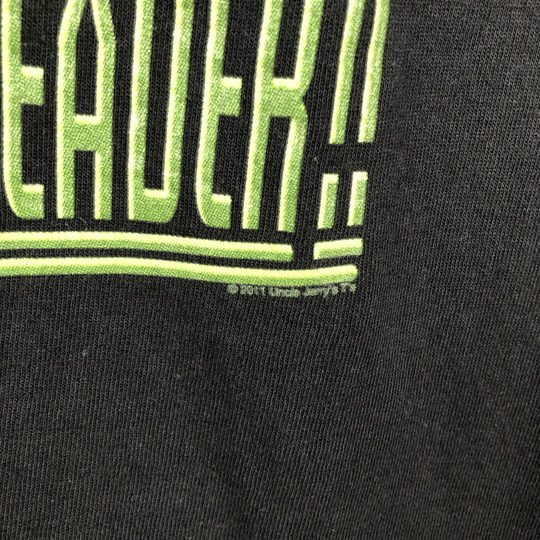 Alien print T-shirt, women's size S (equivalent to size S) unclear black type Vintage Second Hand