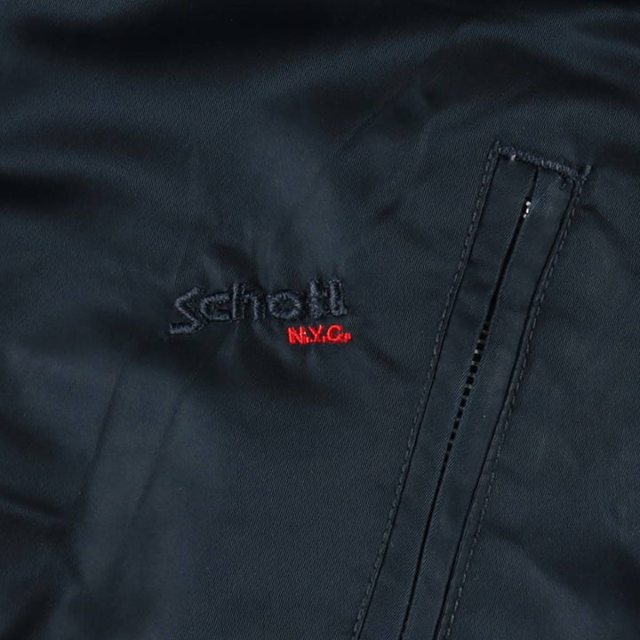 1990'S Schott padded fireman jacket, women's size L equivalent, vintage. unclear navy blue type Vintage Second Hand