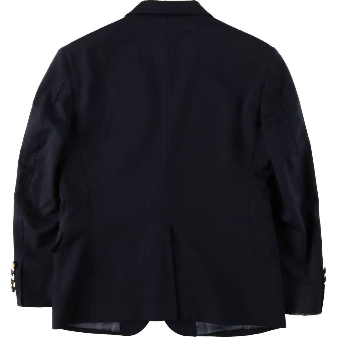 1990'S Ralph Lauren POLO by Ralph Lauren Navy Blazer Tailored Jacket, Made in USA, Women's Size M (approx.), Vintage unclear navy blue type Vintage Second Hand
