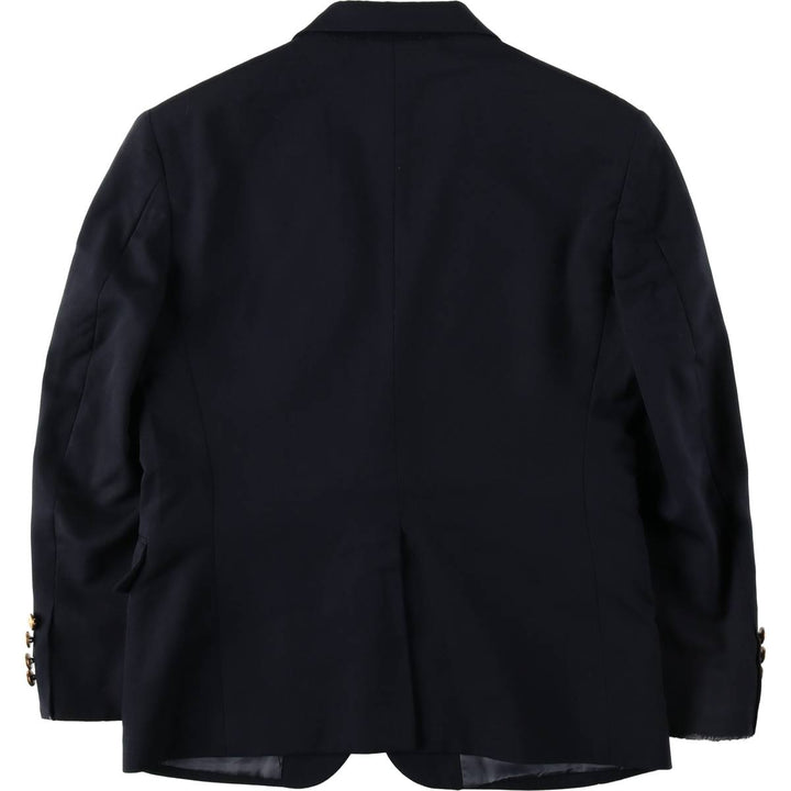 1990'S Ralph Lauren POLO by Ralph Lauren Navy Blazer Tailored Jacket, Made in USA, Women's Size M (approx.), Vintage unclear navy blue type Vintage Second Hand