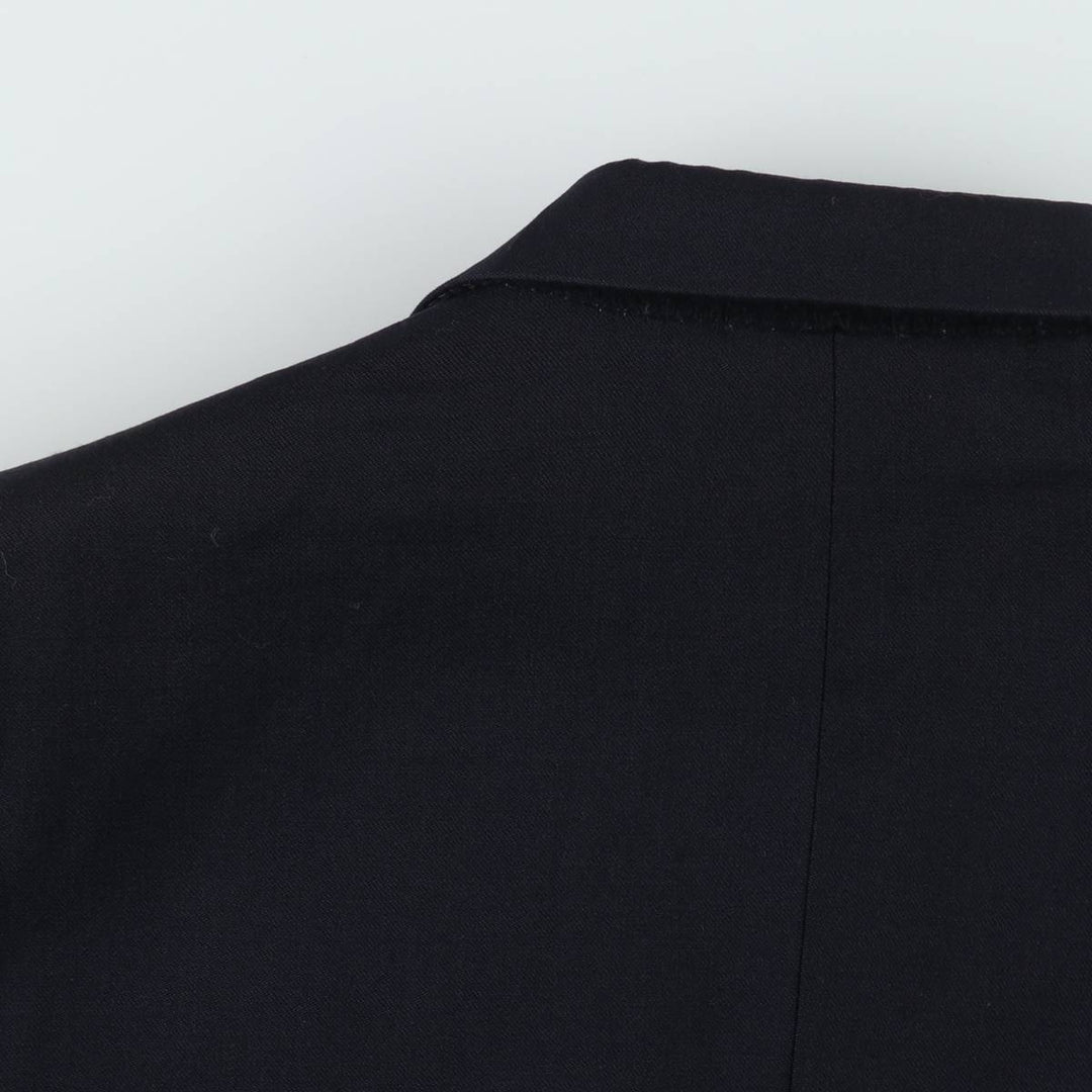 1990'S Ralph Lauren POLO by Ralph Lauren Navy Blazer Tailored Jacket, Made in USA, Women's Size M (approx.), Vintage unclear navy blue type Vintage Second Hand