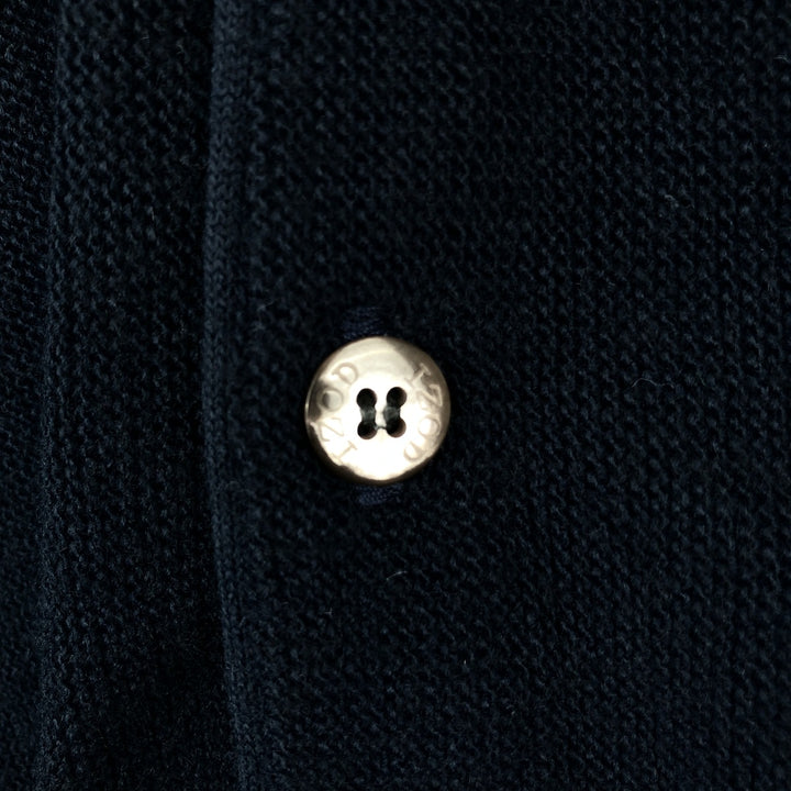 90'S IZOD acrylic knit cardigan, made in the USA, men's size L, vintage acrylic navy blue type Vintage Second Hand
