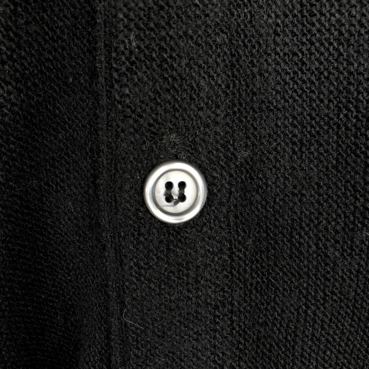 Arnold Palmer acrylic knit cardigan, made in the USA, men's size L equivalent. acrylic black type Vintage Second Hand