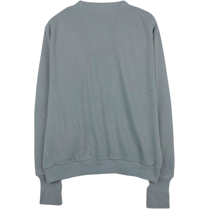 80s-90'S Par Four SPORTSWEAR Acrylic Knit Cardigan, Made in USA, Men's Size L (Equivalent), Vintage acrylic gray type Vintage Second Hand