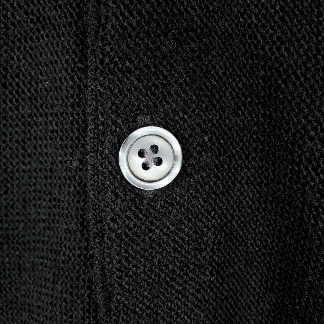 90'S Arrow Tournament Acrylic Knit Cardigan, Made in USA, Men's Size XL, Vintage acrylic black type Vintage Second Hand