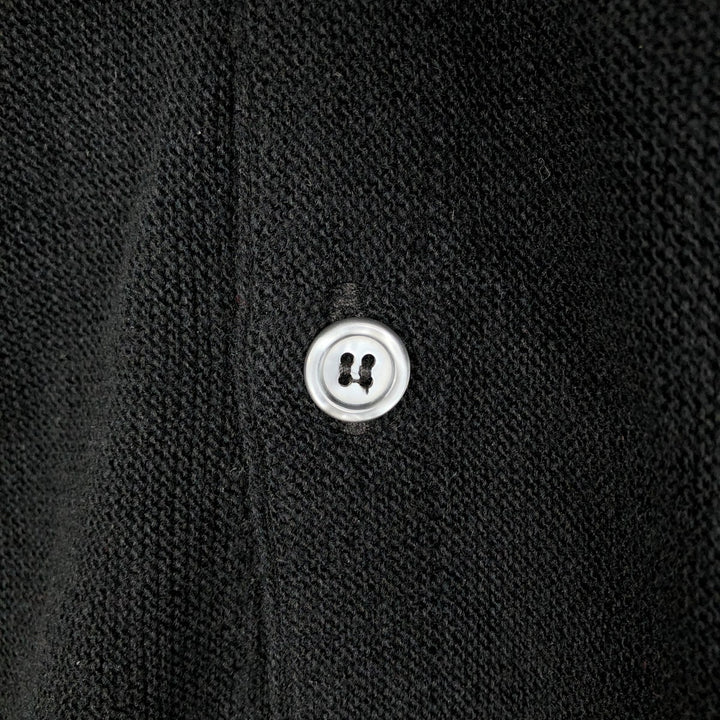 1990'S Arnold Palmer Acrylic Knit Cardigan, Made in USA, Men's Size XL (approx.), Vintage acrylic black type Vintage Second Hand