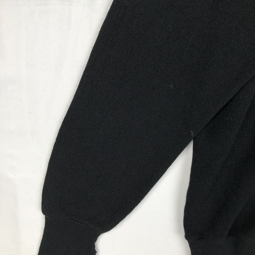 1990'S Arnold Palmer Acrylic Knit Cardigan, Made in USA, Men's Size XL (approx.), Vintage acrylic black type Vintage Second Hand