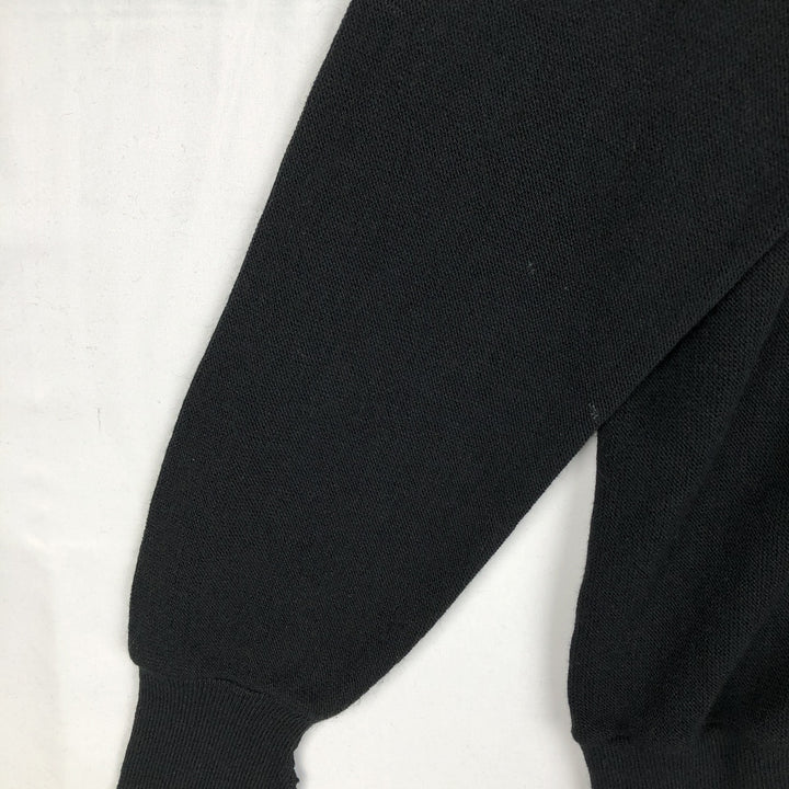1990'S Arnold Palmer Acrylic Knit Cardigan, Made in USA, Men's Size XL (approx.), Vintage acrylic black type Vintage Second Hand