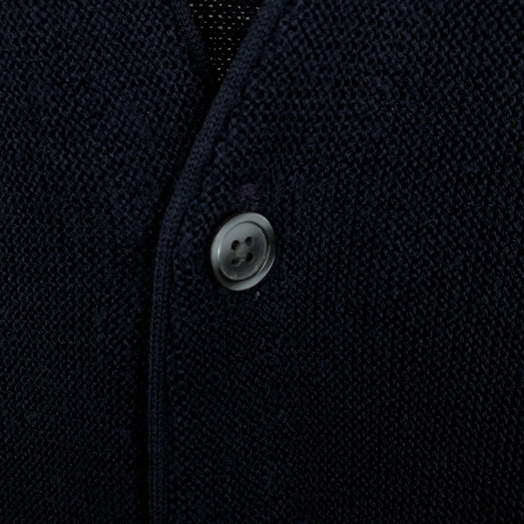 90'S IZOD acrylic knit cardigan, made in the USA, men's size L, vintage acrylic navy blue type Vintage Second Hand