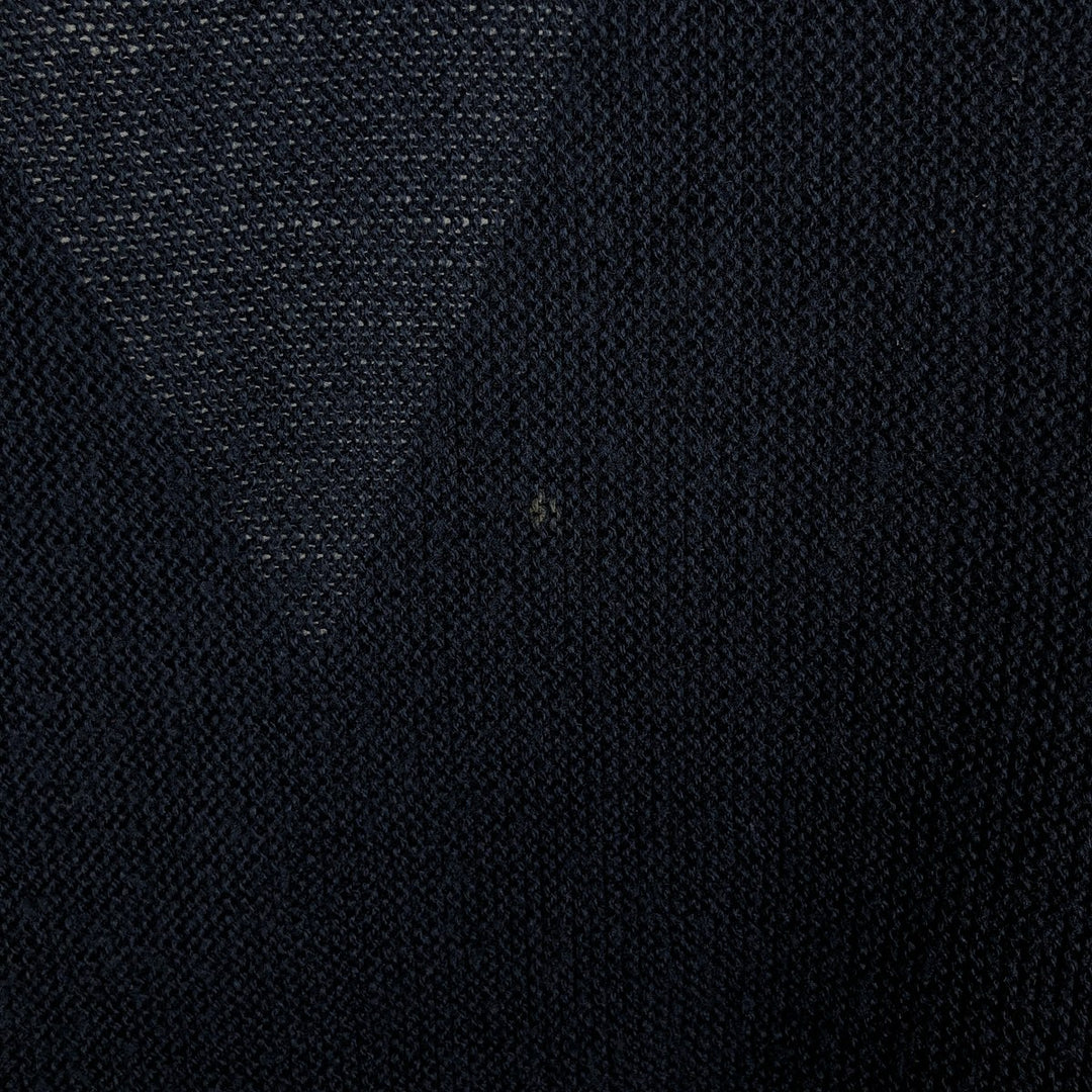 90'S IZOD acrylic knit cardigan, made in the USA, men's size L, vintage acrylic navy blue type Vintage Second Hand