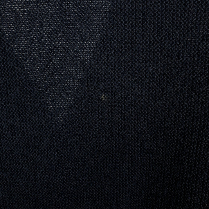 90'S IZOD acrylic knit cardigan, made in the USA, men's size L, vintage acrylic navy blue type Vintage Second Hand