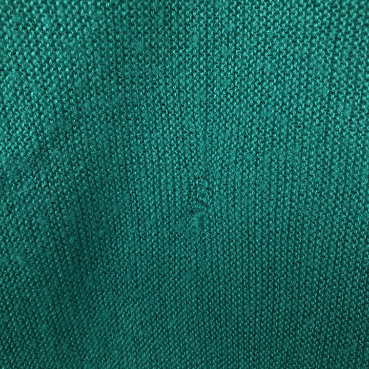 Vintage 80s-90'S Jantzen knit cardigan, made in the USA, size L, men's unclear Emerald green Vintage Second Hand