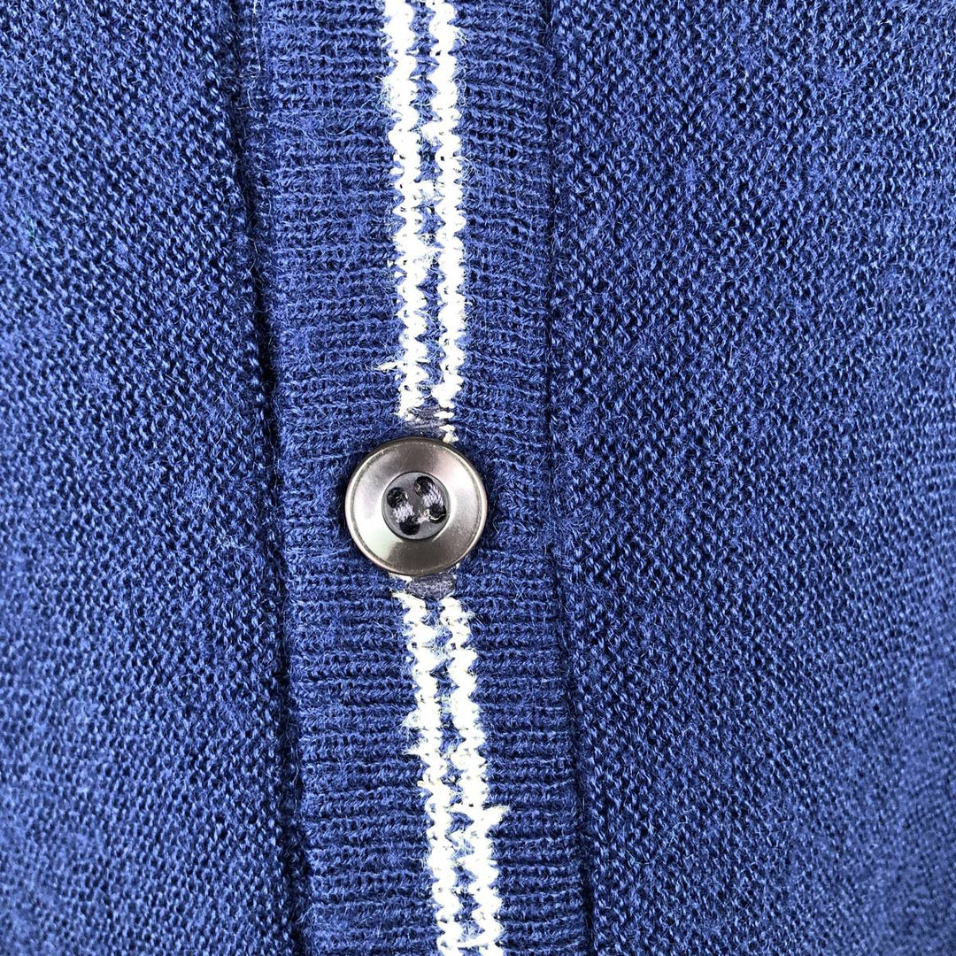 70s-80'S Munsingwear Gland Slam knit cardigan, men's size M equivalent, vintage. unclear navy blue type Vintage Second Hand