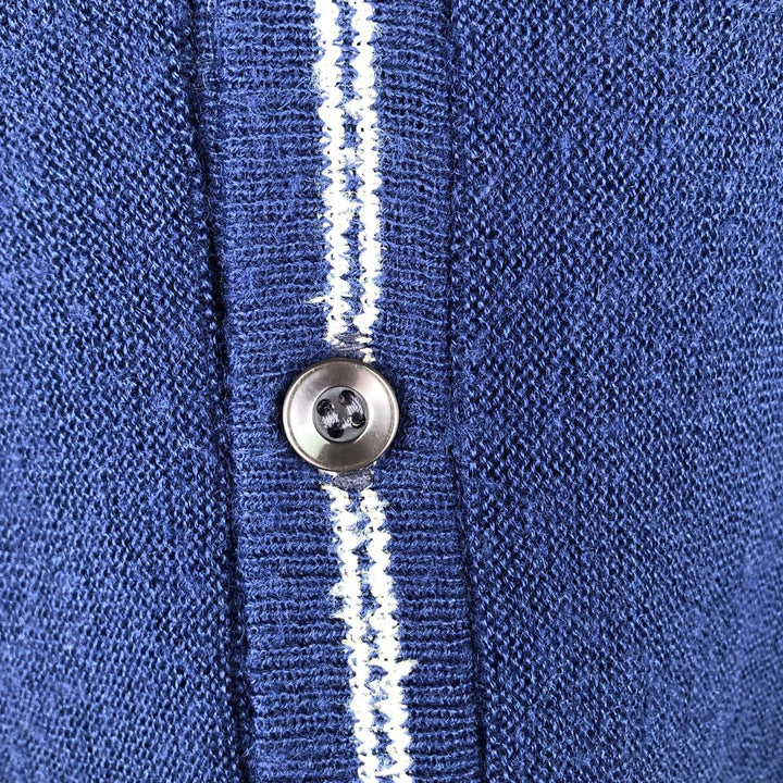 70s-80'S Munsingwear Gland Slam knit cardigan, men's size M equivalent, vintage. unclear navy blue type Vintage Second Hand
