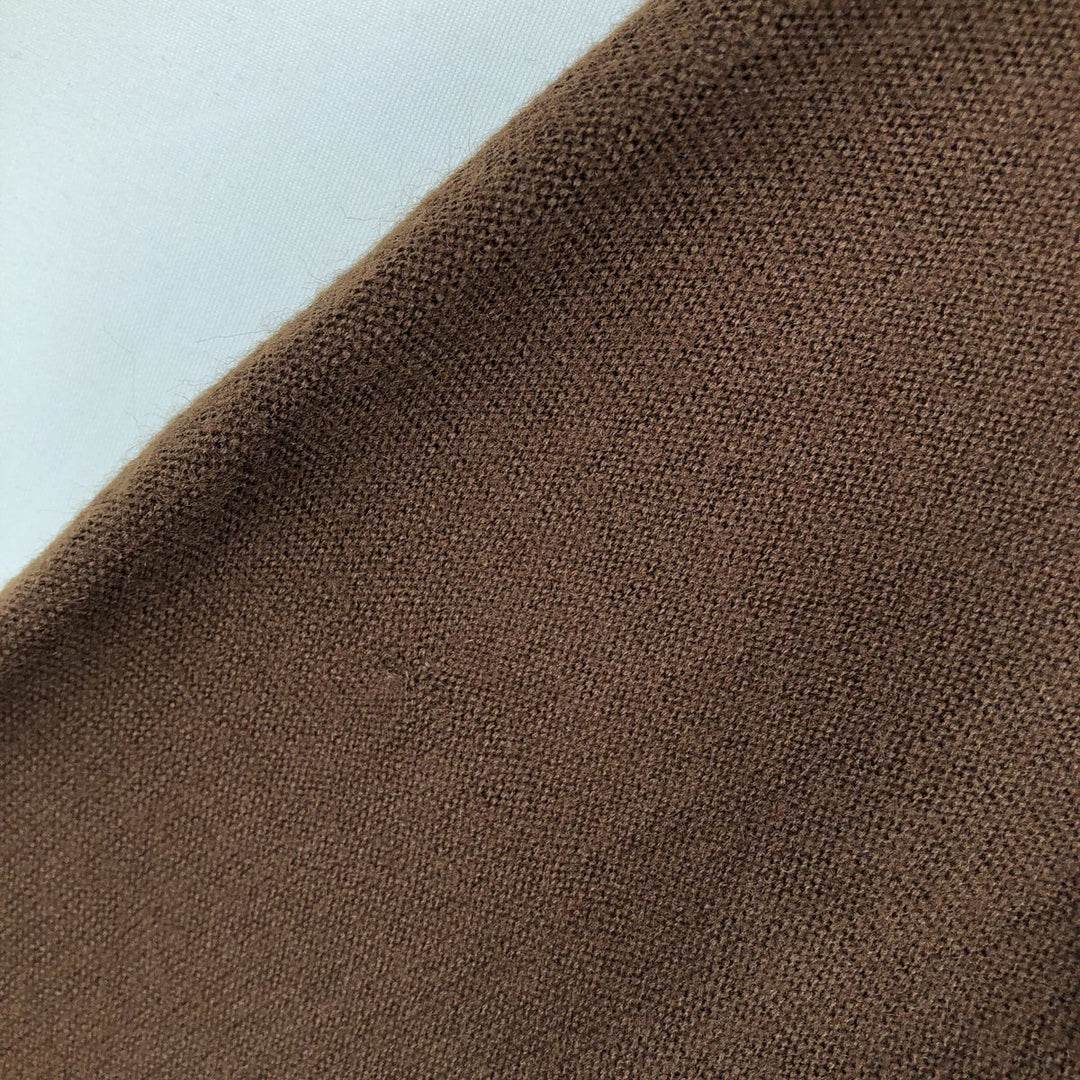 1960s-1970'S Sears KINGS ROAD The Men's Store acrylic knit cardigan, men's size M (approx.) Oron Acrylic brown type Vintage Second Hand