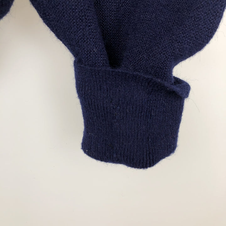 JEFFLINKS Acrylic Knit Cardigan, Made in USA, Men's Size XL (approx.) Oron Acrylic navy blue type Vintage Second Hand