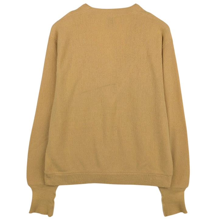 70s-80'S Jantzen 100 Knit Cardigan, Made in USA, Men's XL equivalent, Vintage unclear Beige type Vintage Second Hand