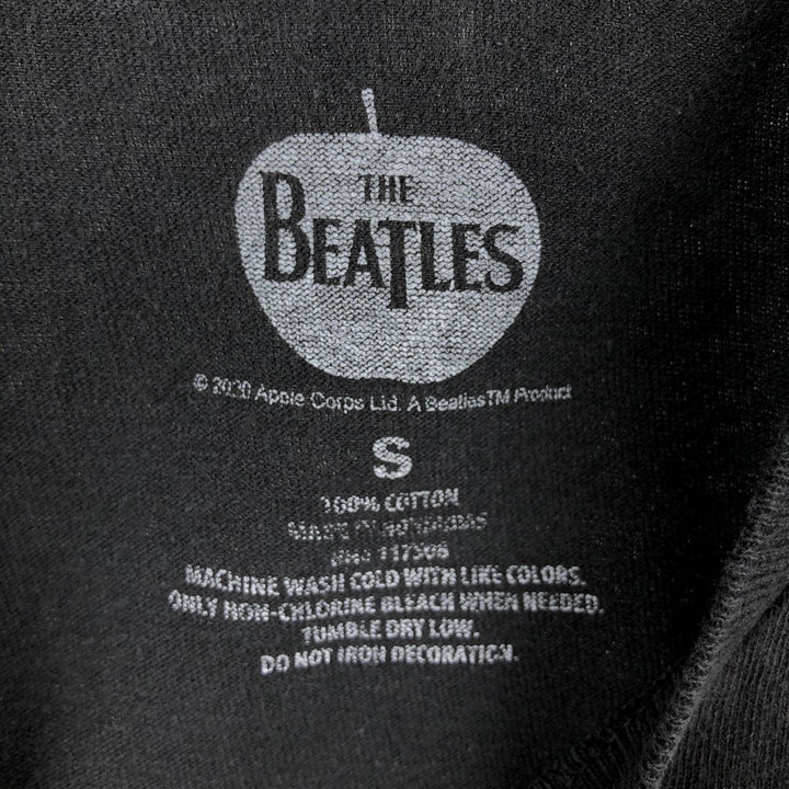 THE BEATLES Band T-shirt, Band T, Men's S size cotton black type Vintage Second Hand