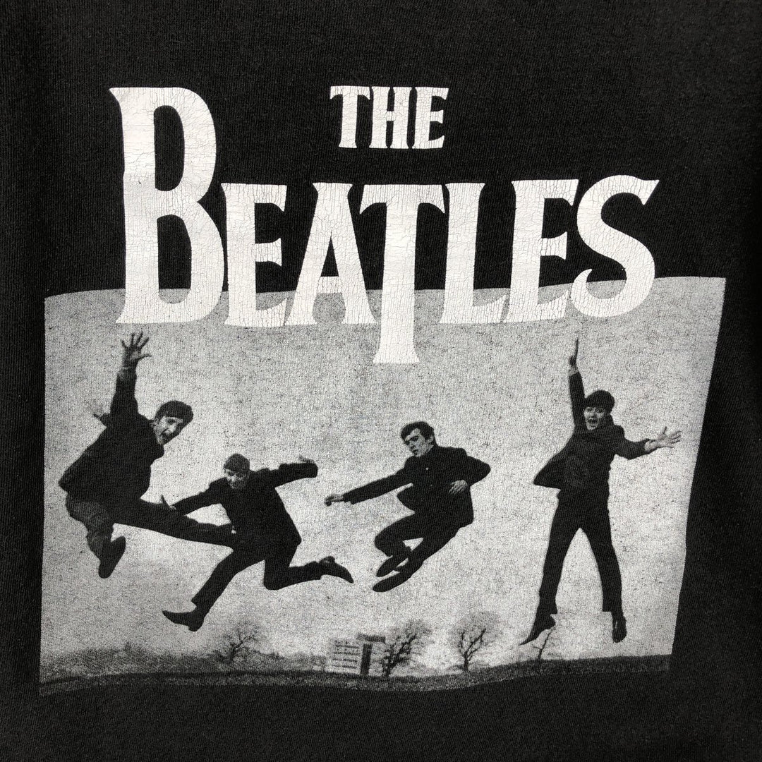 THE BEATLES Band T-shirt, Band T, Men's S size cotton black type Vintage Second Hand