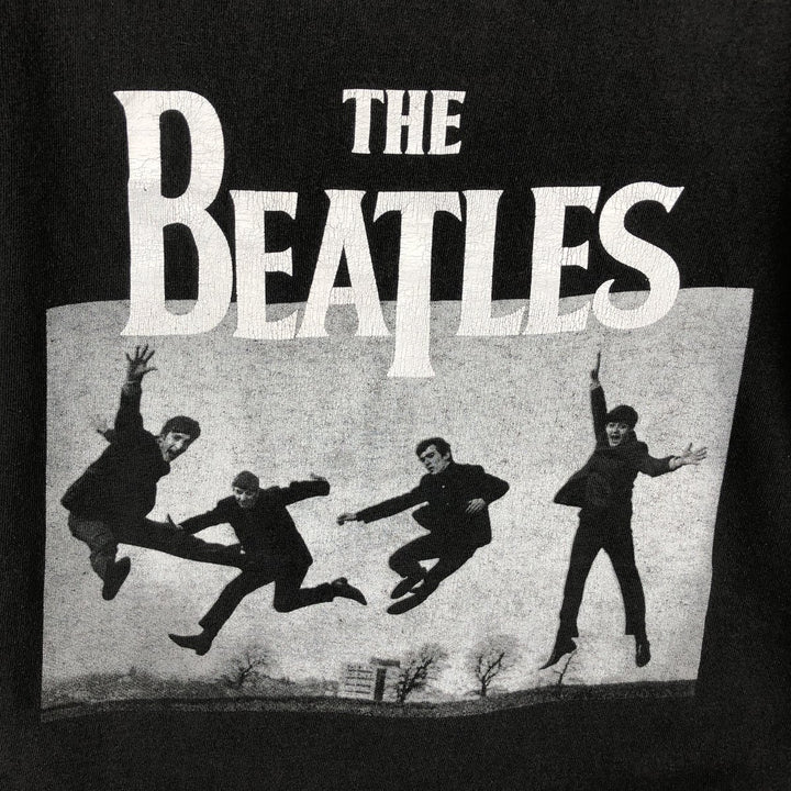THE BEATLES Band T-shirt, Band T, Men's S size cotton black type Vintage Second Hand