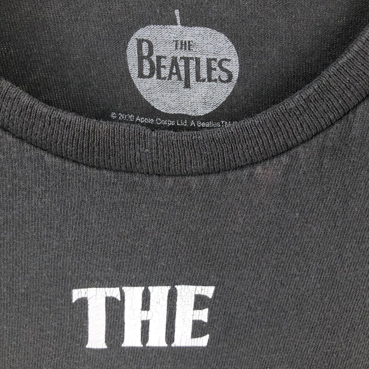 THE BEATLES Band T-shirt, Band T, Men's S size cotton black type Vintage Second Hand