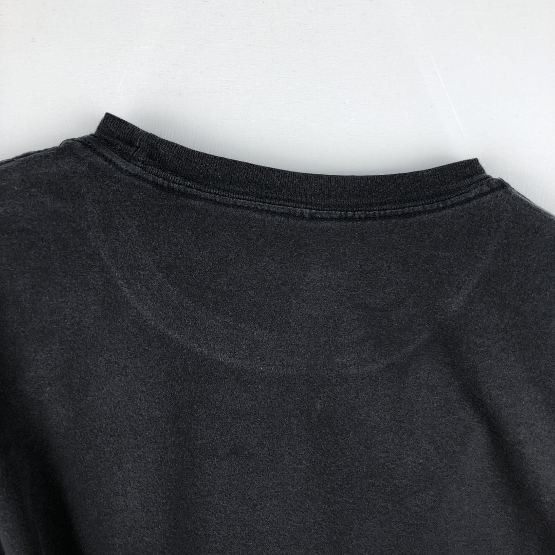 NIRVANA Nirvana Band T-shirt, Band T, Men's L size cotton black type Vintage Second Hand